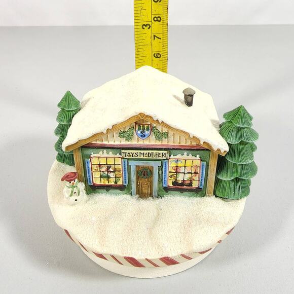 Our America Gift SANTA'S WORKSHOP #8041 By Debbie Mumm Candle Topper Collection - Picture 9 of 13